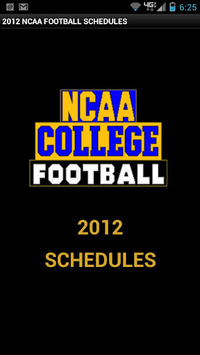 College Football Schedule 2012