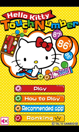 HELLO KITTY Touch Number