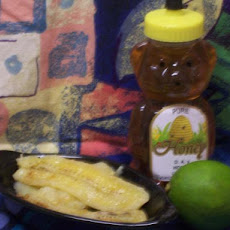 Honey Lime BBQ Bananas