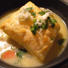 Pot Pie Soup with a Little Warmth (or a big kick!)