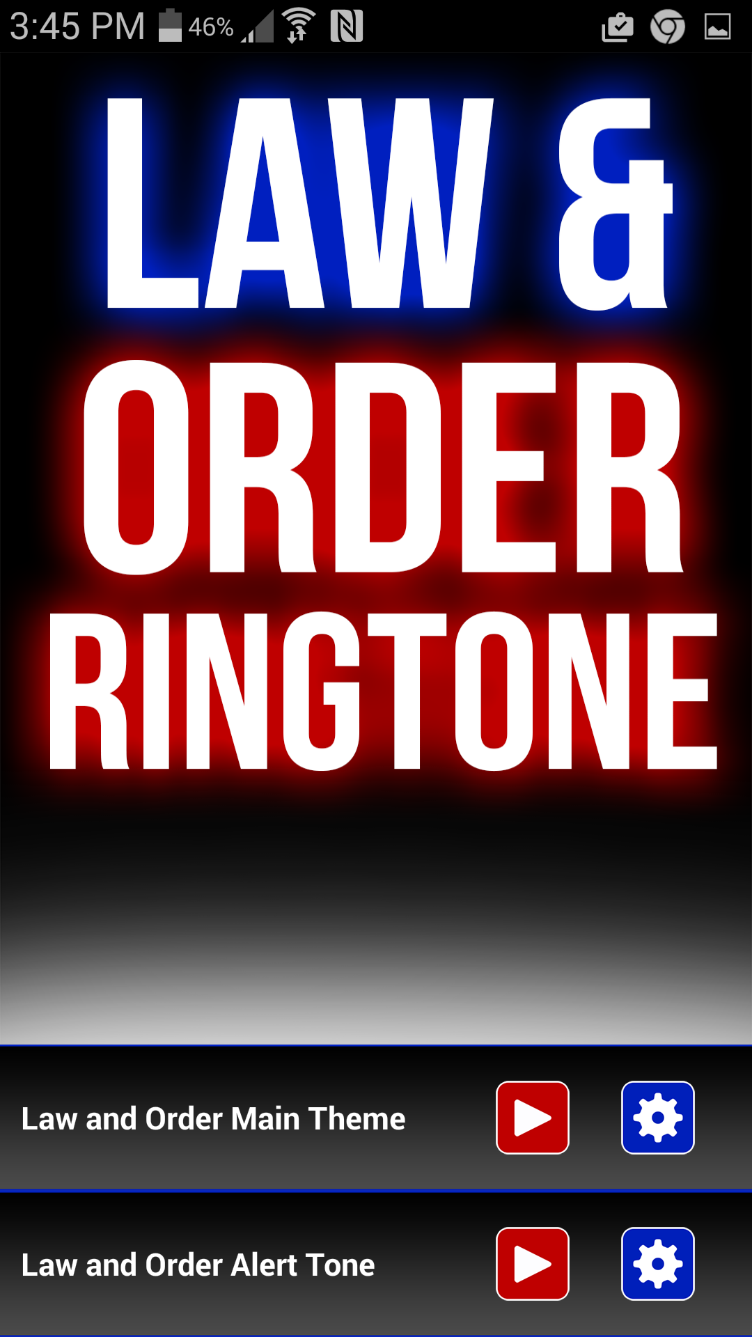 Android application Law and Order Svu Ringtone screenshort