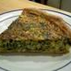 Homemade Ham & Spinach Quiche