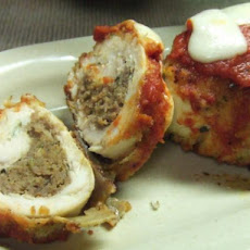 Sausage Stuffed Chicken Parmesan