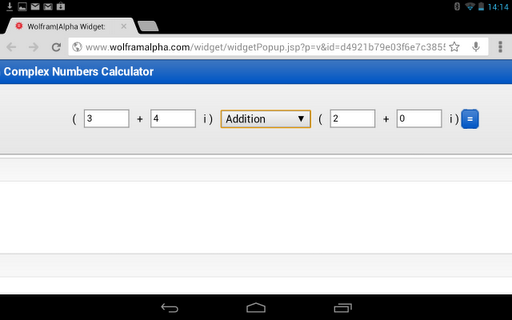 Complex Numbers Calculator