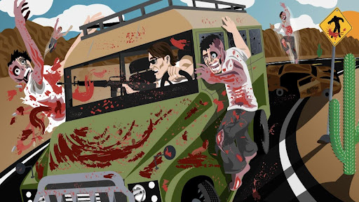 Drive with Zombies 3D