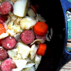 Cabbage Sausage Supper