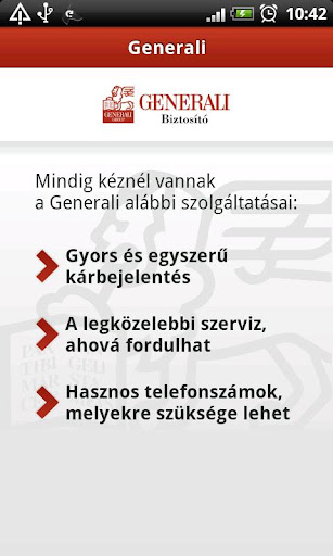 Generali Kárbejelentő