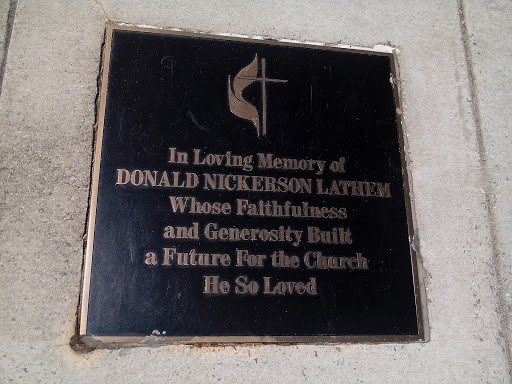 Donald Nickerson Lathem Memorial Plaque