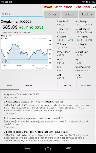 【免費財經App】Stock Quote for Tablet-APP點子