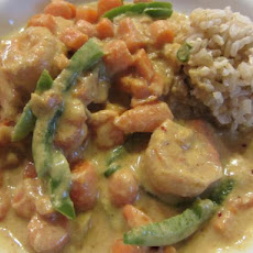 Shrimp in Yellow Curry (Gang Lueng Goong)