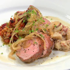 Roasted Pork Loin with Cider and Chunky Applesauce