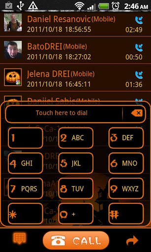 GO Contacts EX Halloween theme