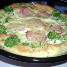 Baked Omelet With Broccoli & Tomato