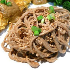 Soba With Sesame Peanut Sauce