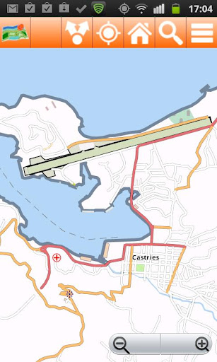 Saint Lucia Offline mappa Map