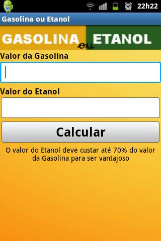 Gasolina ou Etanol