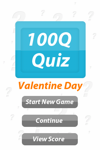 Valentine Day - 100Q Quiz