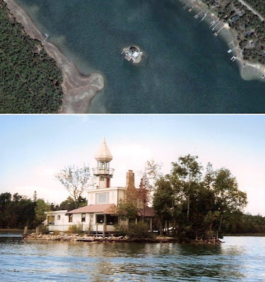 isola inabitata casa