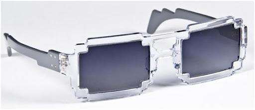 montura de gafas en pasta translúcida