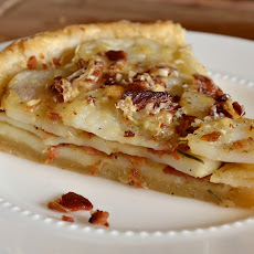 Potato Tart with Gruyere, Bacon, and Rosemary