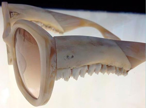 Gafas mandibula ciervo