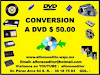 Cintas De Cine  Audio Y Video A Dvd $50