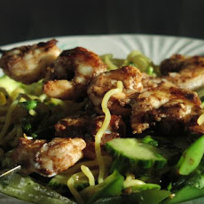 Barbecue Shrimp and Sugar Snap Pasta Salad - Clean Eating