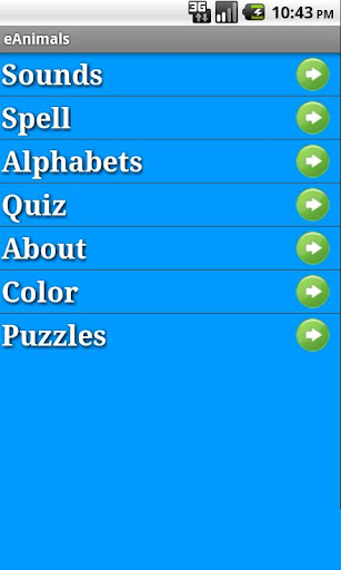learn-animals for android screenshot