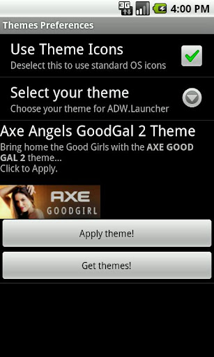 Axe Angel Good Gal 2 Theme