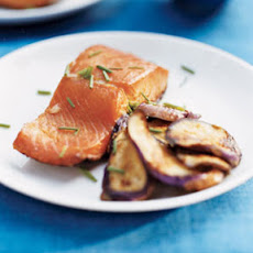 Grilled Miso Salmon and Eggplant