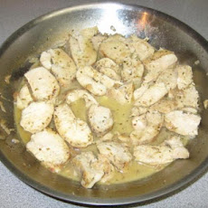 Chicken Medallions in White Wine Reduction