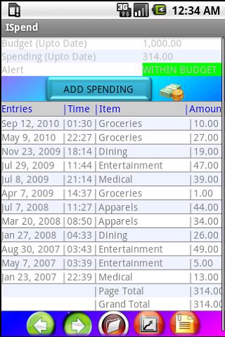 ISpend Spending Monitor -Free