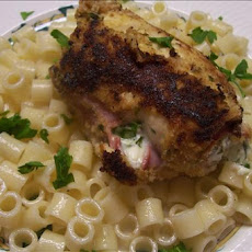 Chicken Rollatini With Cheese, Ham & Spinach