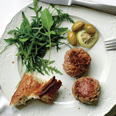 Lamb Sausage Patties with Fresh Mint, Feta, and Garlic