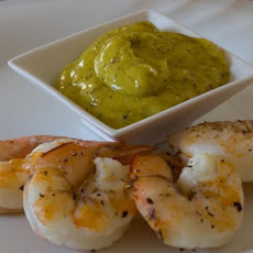 Australian BBQ Prawns With Lemon Myrtle Aioli