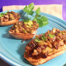 Zucchini and Pine Nut Bruschetta