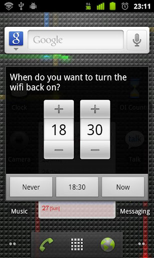 wifi-timer for android screenshot