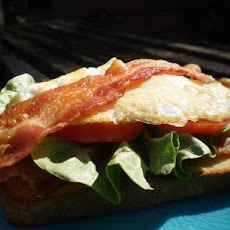 BLT Fried Egg-And-Cheese Sandwich