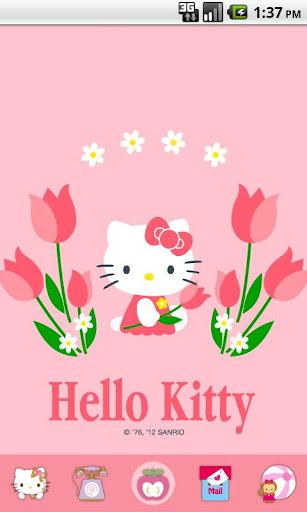 Hello Kitty Tulip Theme