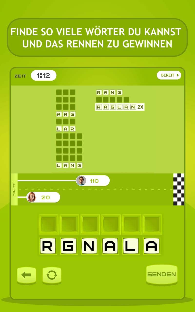 Android application Letroca Word Race screenshort