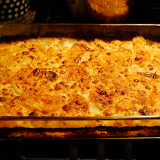 Scalloped Turnips and Potatoes with Horseradish