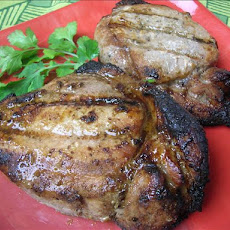 Grilled 'fusion' Pork Chops