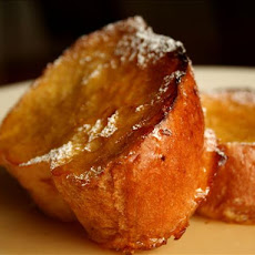 Overnight Eggnog Baked French Toast