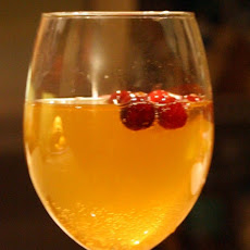 Chilled Spiced and Bubbly Cider Punch
