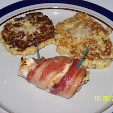 Cheesy Cauliflower Pancakes
