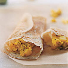 Rice and Lentil Crepes with Potato