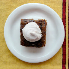 Spiced Date Cake with Mulled Wine Mascarpone Cream