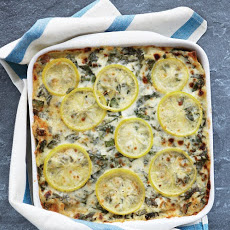Sausage, Chard, and Lemon Lasagna