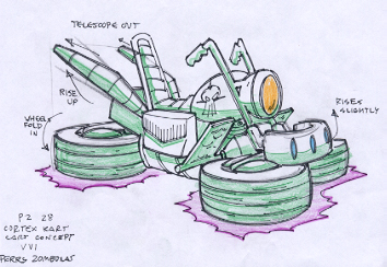 Crash Nitro Kart Concept Art
