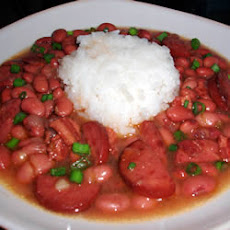 Cajun Style Red Bean and Rice Soup